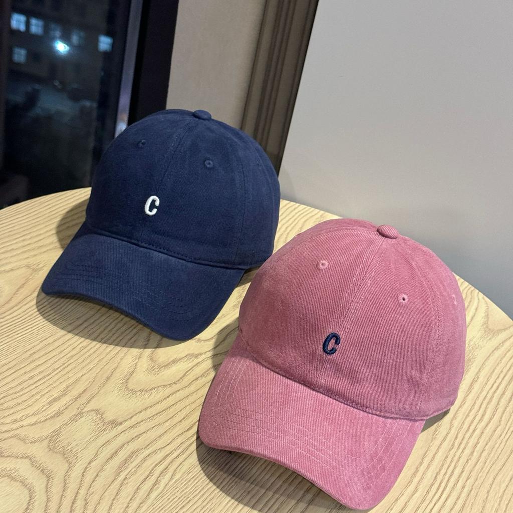 New Style Baseball Cap for Women In Autumn Simple Wide Brim Big Head Circumference Soft Top Peaked Cap Showing Face Small Retro Washed Hat