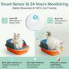 Smart Pet Cat Geruchsreiniger für Katzentoiletten, Geruchsentfernung, Deodorant, automatischer Luftreiniger für Haustiertoiletten, Deodorant-Reinigungswerkzeug für Hunde- und Katzenstreu