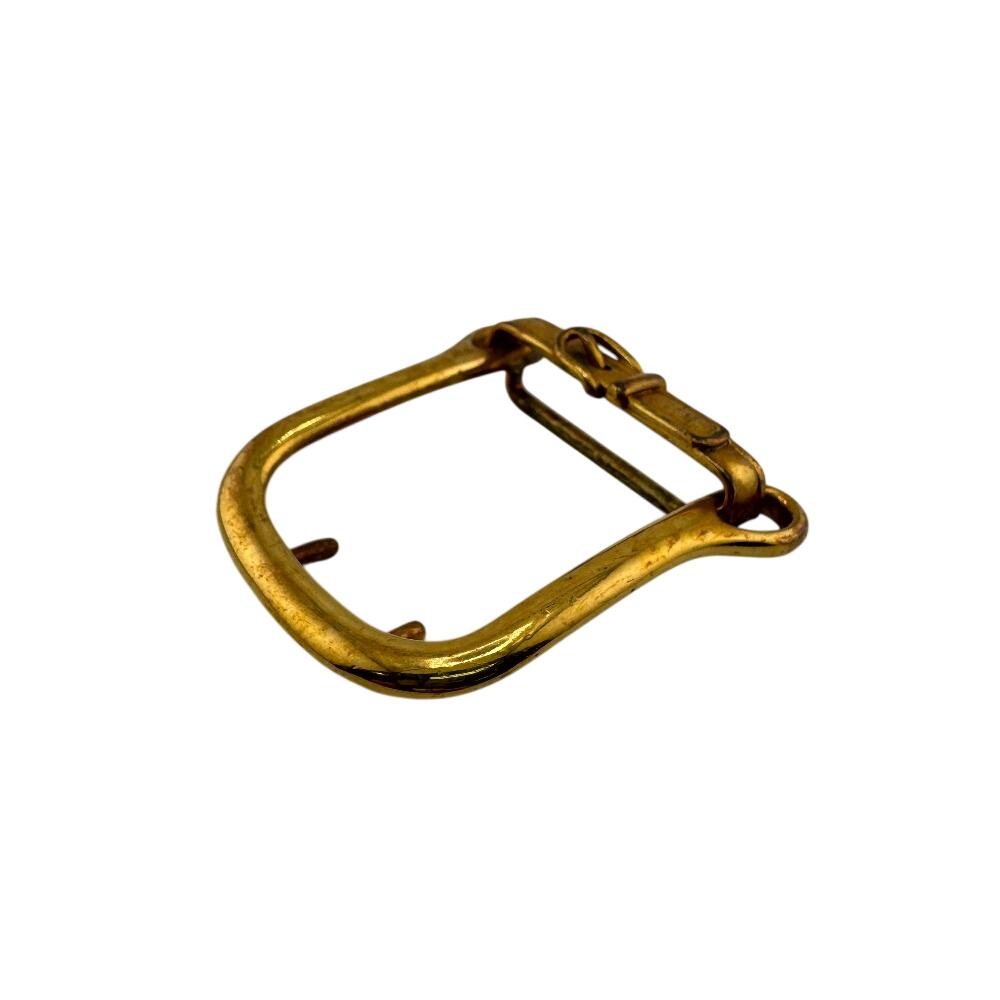 HERMES Belt buckle Horseshoe brass Other fashion goods gold brass unisex Used
