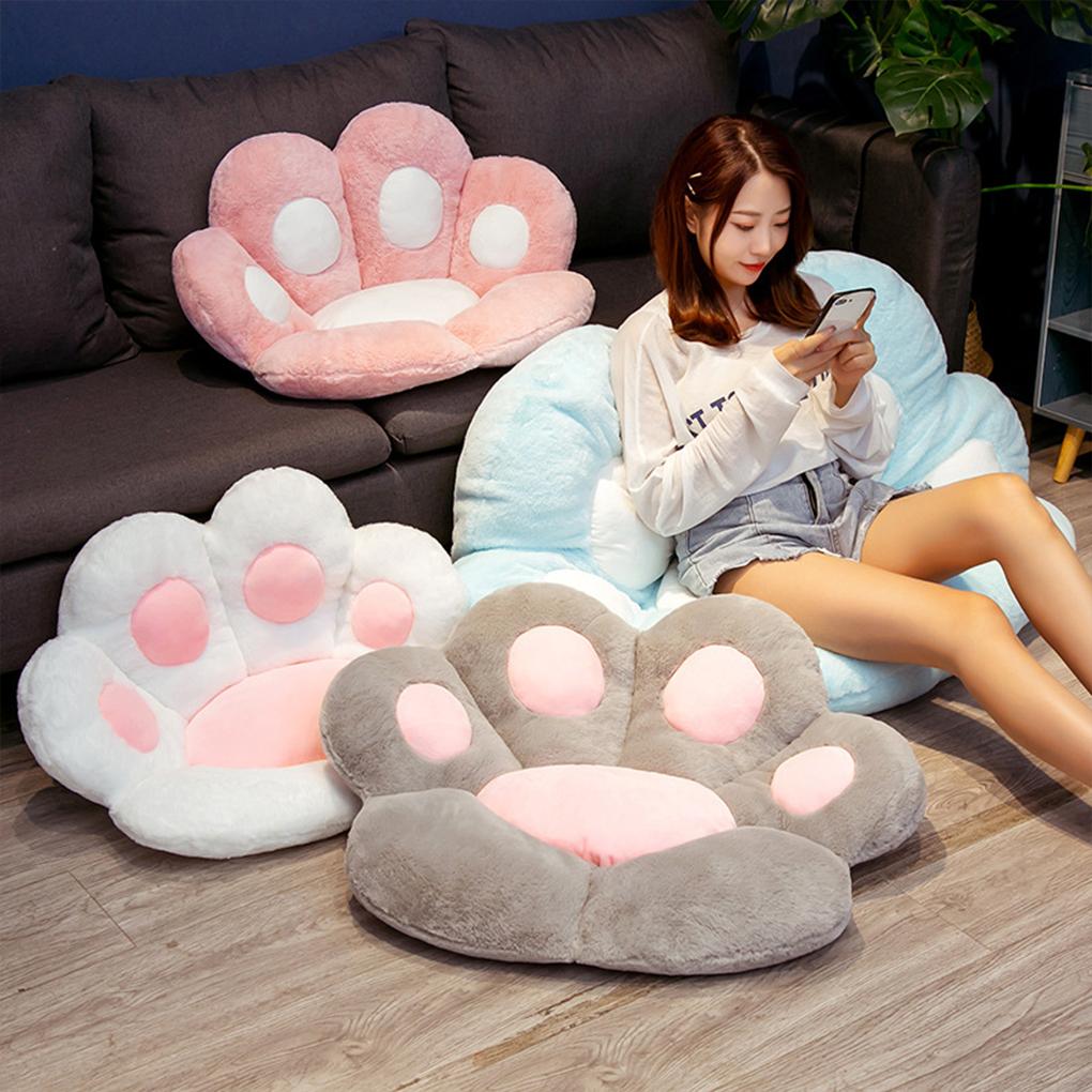Office Lazy Warm Seat Cushion User-Friendly With Cat Paw Shape For Maximum Comfort And Relaxation