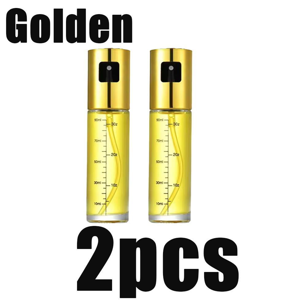 1/2pcs Glass Oil Sprayer Condiment Bottle Vinegar Bottle Leak-Proof For Barbecue And Air Fryer Seasoning Condiment Spray Bottle