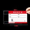 Transparent Acrylic Picture Frame Display Stand Desk Display Card Stand Price Tag Clip Sign Card Holder Stands