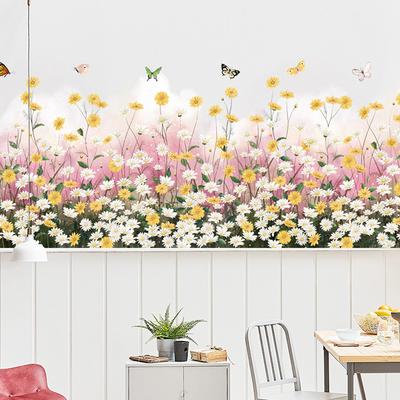 Pegatinas de Pared de Plantas Para Hogar Sala de Estar Decorativas Vinilo Murales de Pared Papel Pintado