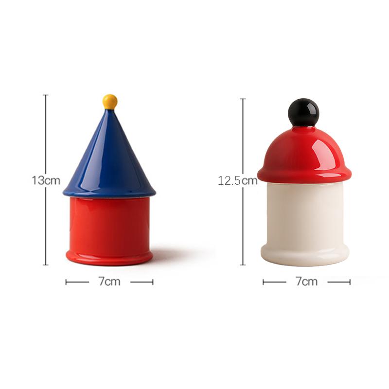 Modern Ceramic Dopamine Toothpick Holder - Creative Home Decor Box for Joyful Spaces & Mini Accessories