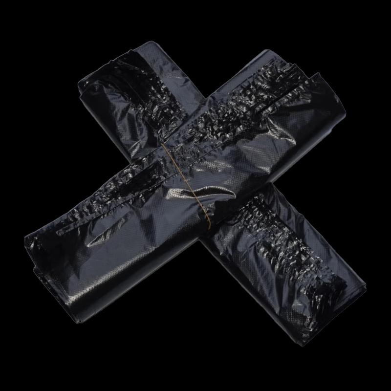 Yuzhuxun Vest Handle Black Garbage Bags