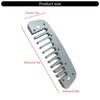 Classical Blues Harmonica 10 Holes Design Metal Texture Body Portable for Travel Performances and Music Enthusiasts