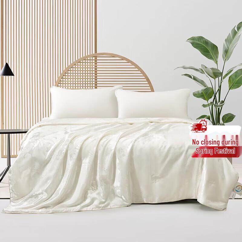 Mercury Home Textiles Tussah Silk All-Season Quilt