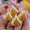 10 buc. Alimente și Jucării Simulare Brânză Accesorii Rășină Lipici Cremă Accesorii DIY Pandantive Pantofi cu Găuri Accesorii Agrafă de Păr Breloc