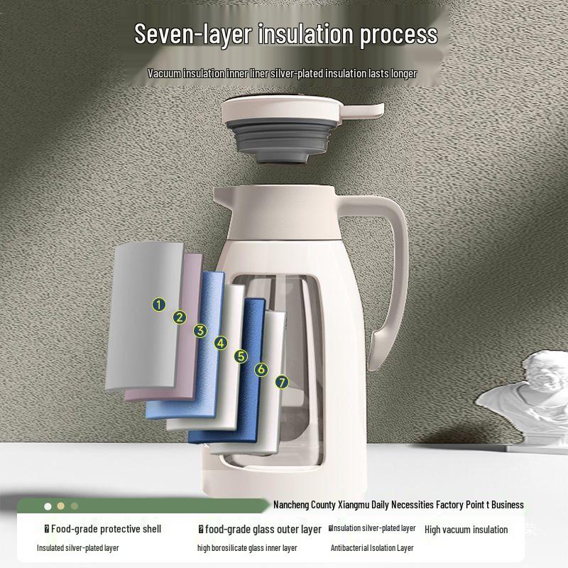 High-End Smart Insulated Thermos: Large Capacity Hot Water Kettle & Bottle