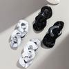 Exaggerated Large Chain Acrylic Drop Earrings for Women Fashion Punk Resin Statement 4-Link Long Earring Party Jewelry Gifts