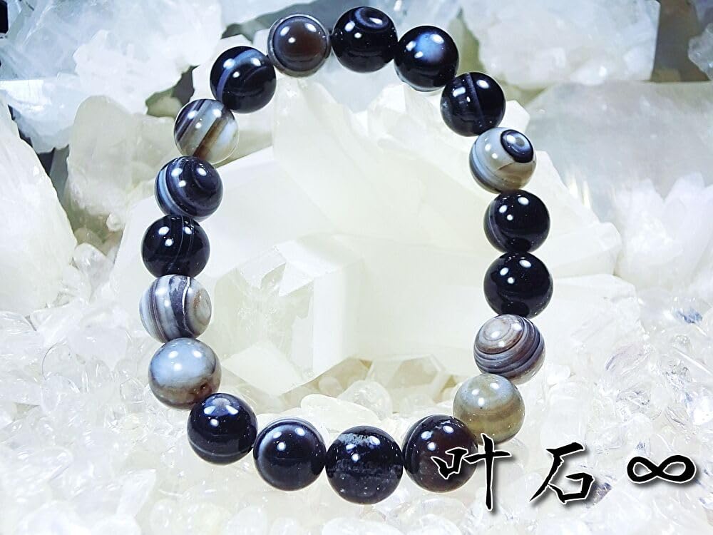 Kanaishi for warding off evil and fulfilling Eye Large 12mm Tibetan Eye Power Stone Bracelet for Men and Prayer Beads AAA Grade Quartz for Size 16cm