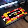 Belgium Football Crest Mouse Pad, Extended Non Slip Rubber Desk Mat for Gaming Office Laptop Fan Gift