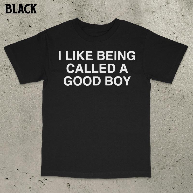 Novelty I Like Being Called A Good Boy T Shirts Meme Gen Z Alpha Tee Women Unisex Cotton Summer Harajuku Oversized brain rot humor