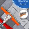 Wear-Resistant Polyester Cleaning Brush Adjustable Handle Loose Soil Weed Remover Tool High-Efficiency Grass Rooting Tool