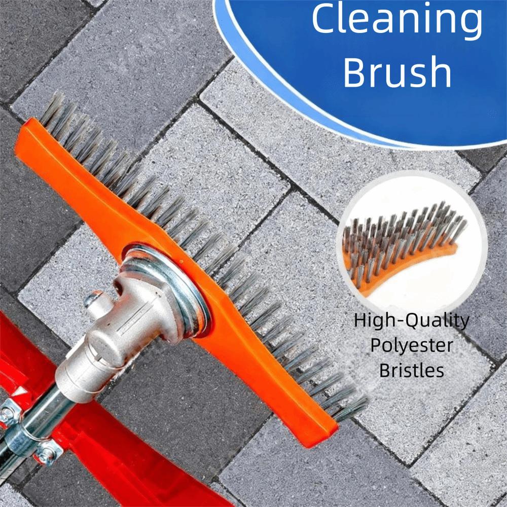 Wear-Resistant Polyester Cleaning Brush Adjustable Handle Loose Soil Weed Remover Tool High-Efficiency Grass Rooting Tool