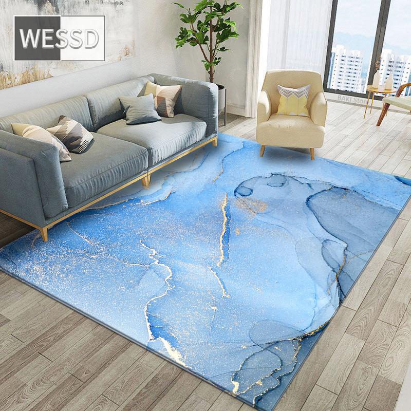 

Абстрактная картина синий ковер для спальни и гостиной 50x80cm 1pcs