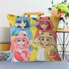 Anime B-Bocchi-The-Rock Pillowcase Toon Gift Cushion Cover Bedroom Home Sofa Chair Seat Decor Pillow Case