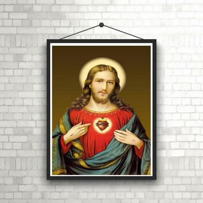 5D DIY Diamond Painting Jesus Cross Stitch Kit Mosaic Diamond Embroidery Full Round Square Drill Home Decoration