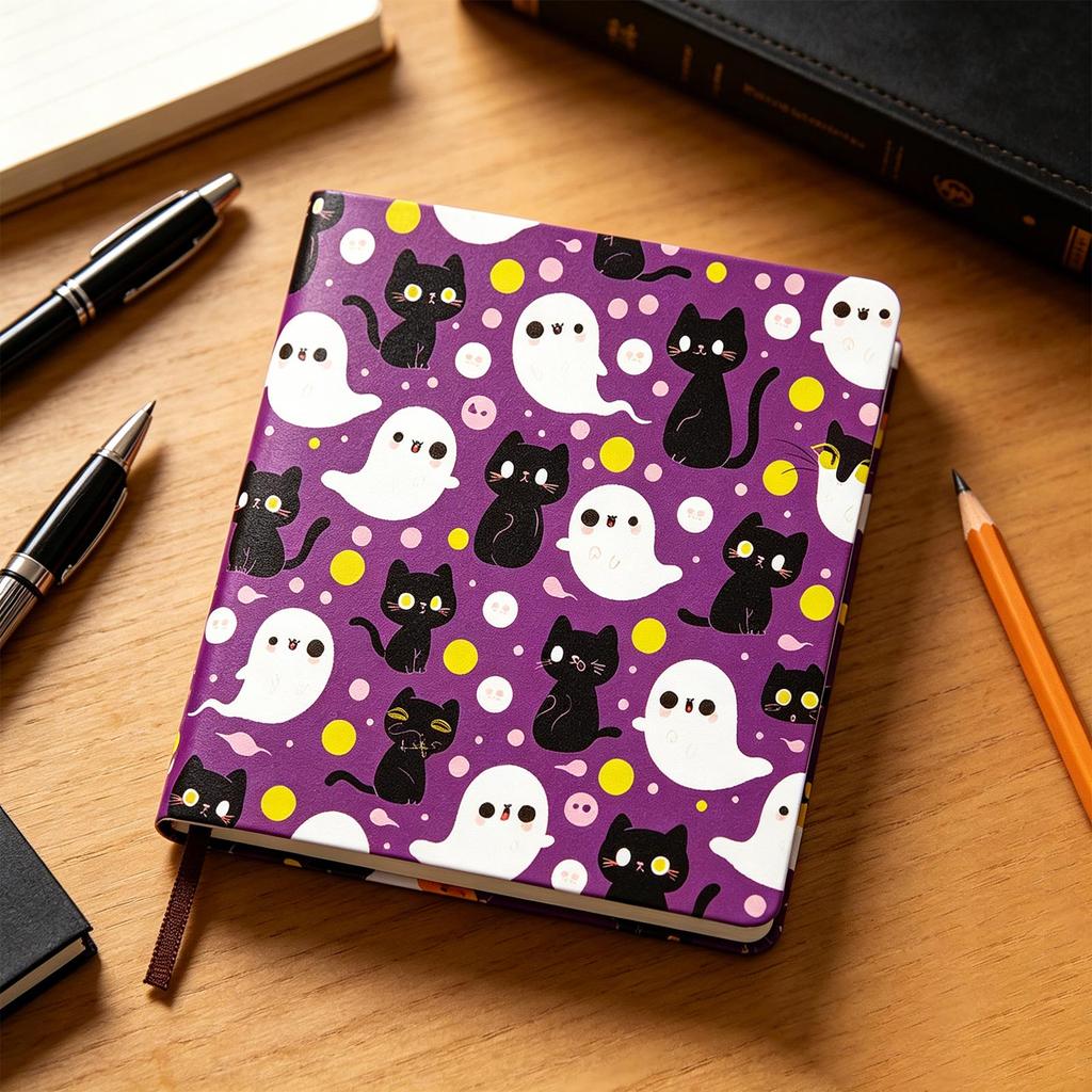 Halloween Pattern Craft Paper Pack 12 Sheets Printed Scrapbooking Material for DIY Art Projects Cards Decorations Wrapping