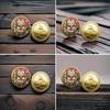 Lucky Cat Collectible Coin Metal Commemorative Medal Vintage Style Souvenir for Home Display Holiday Present