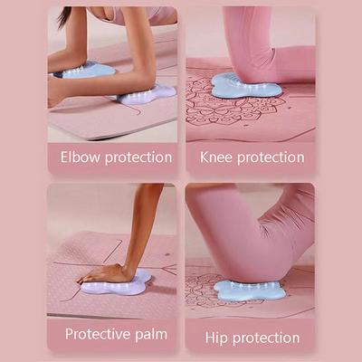 1 Stück Yoga Knieschoner Kissen Unterstützung für Knie Handgelenk Hüften Hände Ellbogen Balance Stützpolster Yoga Pilates Training Kniepolster
