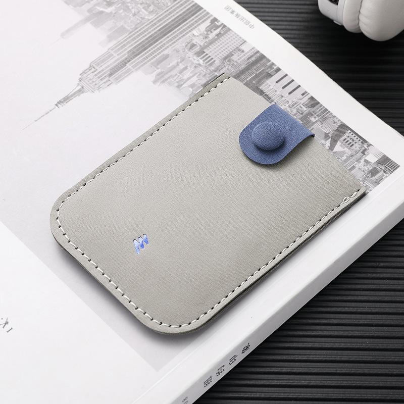 Slim Leather Card Holder Wallet – Compact, High-End, Large Capacity for Men & Women