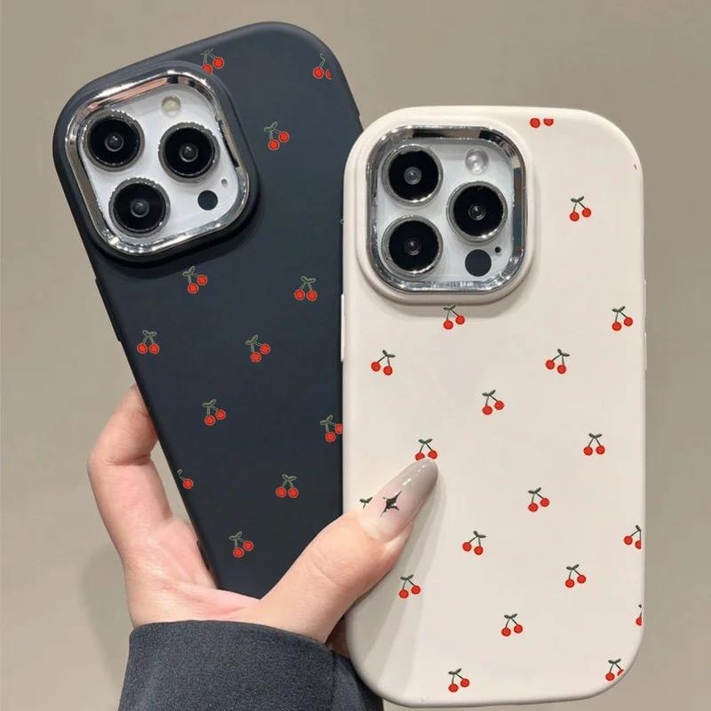 Cute Cherry Bow Case for OPPO Reno 13F 12F 11F 5G 7 4G 5 6 Lite 8 A78 A98 A58 5G A38 A18 A17 A16 A15 A57 A77 A5 A9 2020 Cover