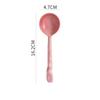 1 pezzo cucchiaio da zuppa in ceramica stoviglie creativo tinta unita manico lungo cucchiai da dessert cucina utensili da cucina