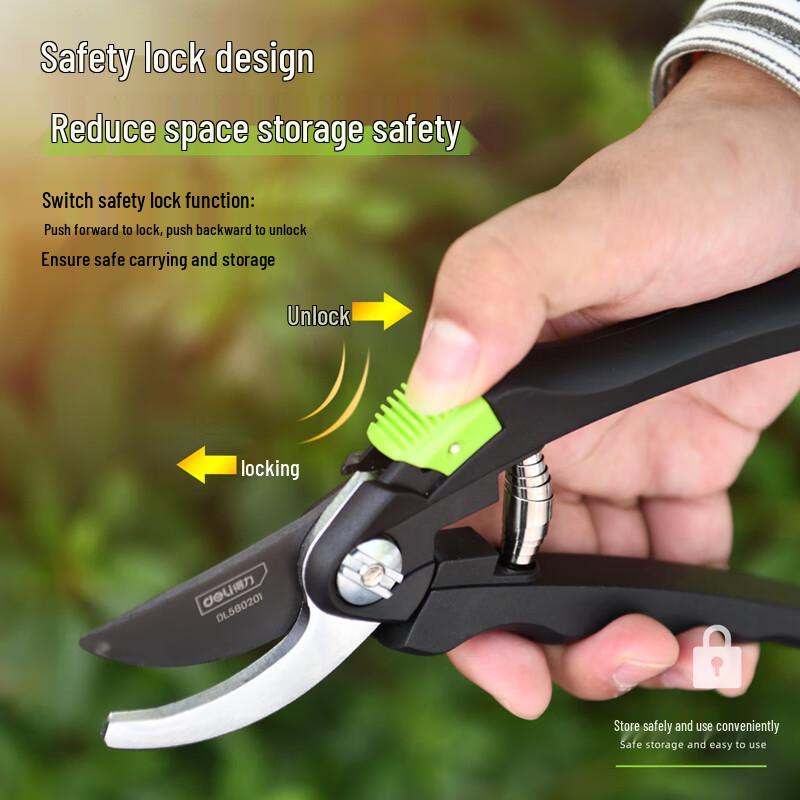 Deli 8-inch Garden Pruning Shears