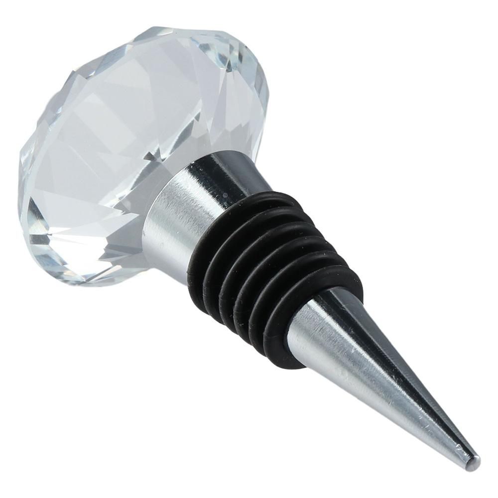 3 pièces Bouchon de Bouteille en Alliage de Zinc Bouchon à Vin Diamant Nouveau Bouchon Diamant Cadeau