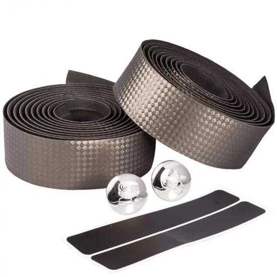 2Pcs Road Bike Handlebar Anti Skid Straps Carbon Pattern Bands Cycling Supplies