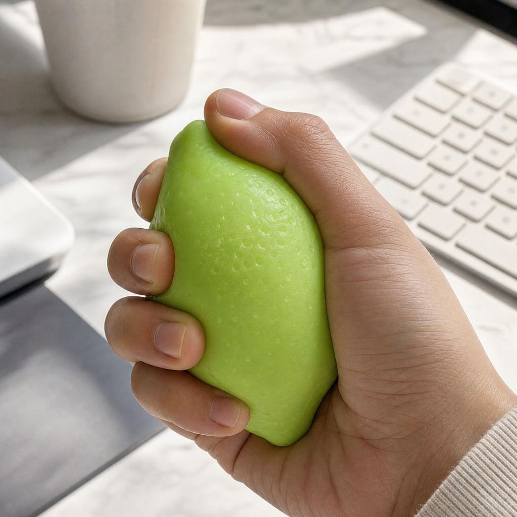 Lemon-Shaped Building Block Stress Toy for Kids and Adults