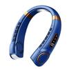 Digital Display Screen, Portable Neck Hanging Fan, With Colorful Atmosphere Light,5-speed Adjustable, Silent, Fast Cooling