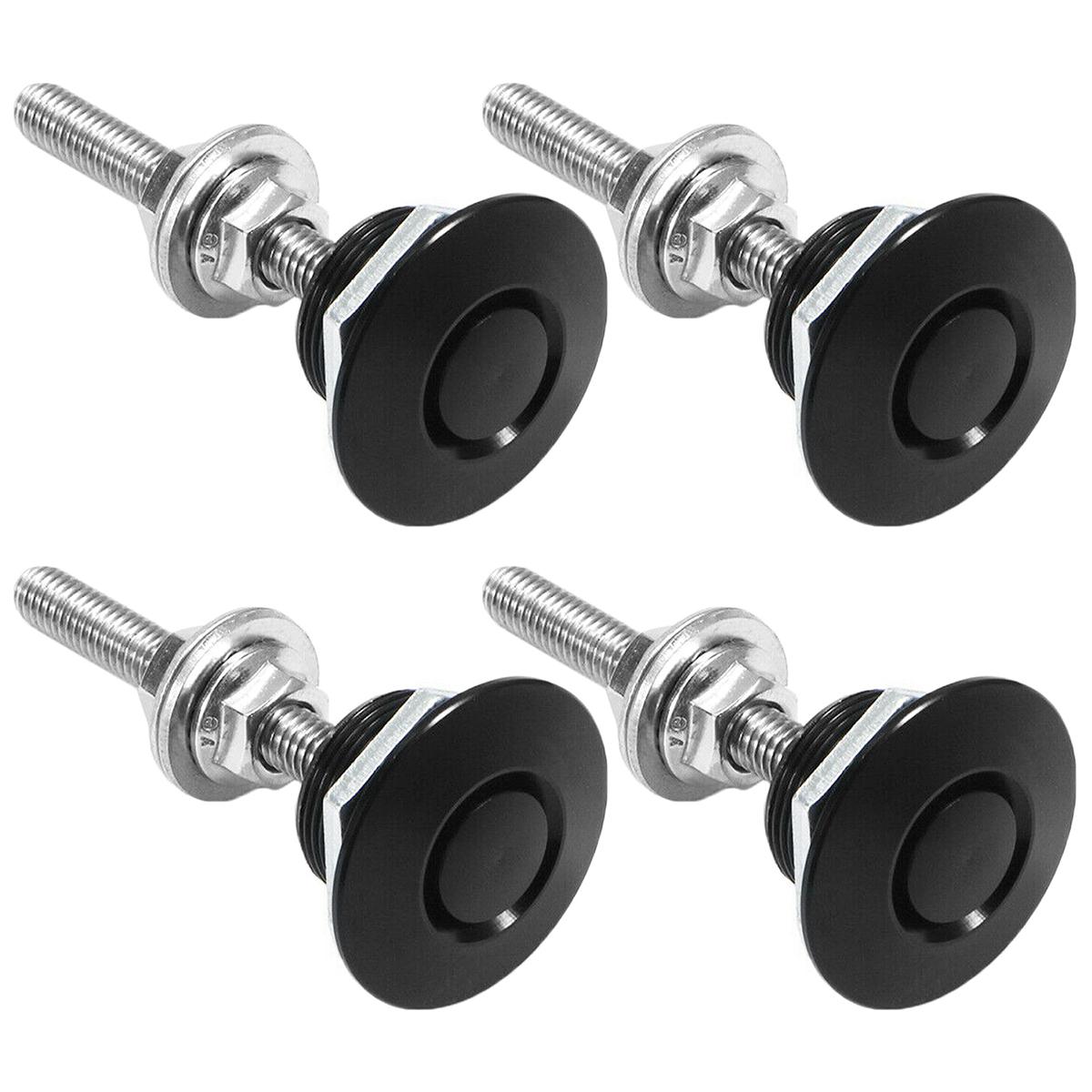 

4 шт., быстрая защелка, штифты для капота, замок 1,25 дюйма, универсальный быстроразъемный замок, замок из алюминиевого сплава, автомобильный бампер, штырь для замка капота