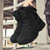 High Top Waterproof Men's Tactical Boots Hiking Shoes Outdoor Sneakers Hiking Boots Non Slip Motorcycle Boot Zapatos Para Hombre