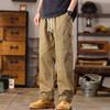 Spring and Autumn Tooling Casual Pants Men's Trend Loose Straight Men's Casual Pants Hong Kong Style New Tooling Pants Men's