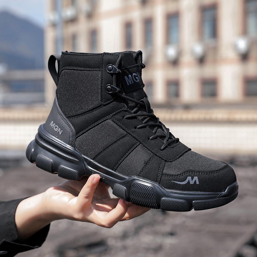 Sapatos de Proteção com Biqueira de Aço Masculinos, Botas de Trabalho, Sapatos de Segurança Resistentes a Perfurações, Sapatos de Trabalho Masculinos, Sapatos Esportivos, Sapatos de Construção