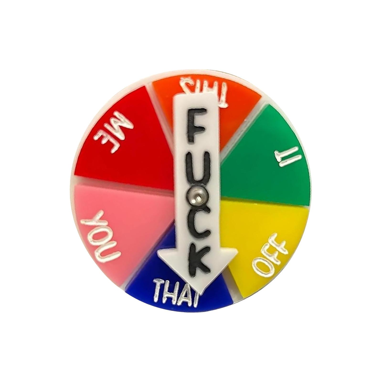 

Магнит, магнит, прялка хорошо движется, инструмент для снятия стресса, эмоциональные магниты для выражений, забавные магниты на холодильник с колесами, подарок на день рождения GagGift One Size