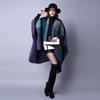 Cashmere Winter Women's Shoulder Knit Shawl Muffler Indigo Marine