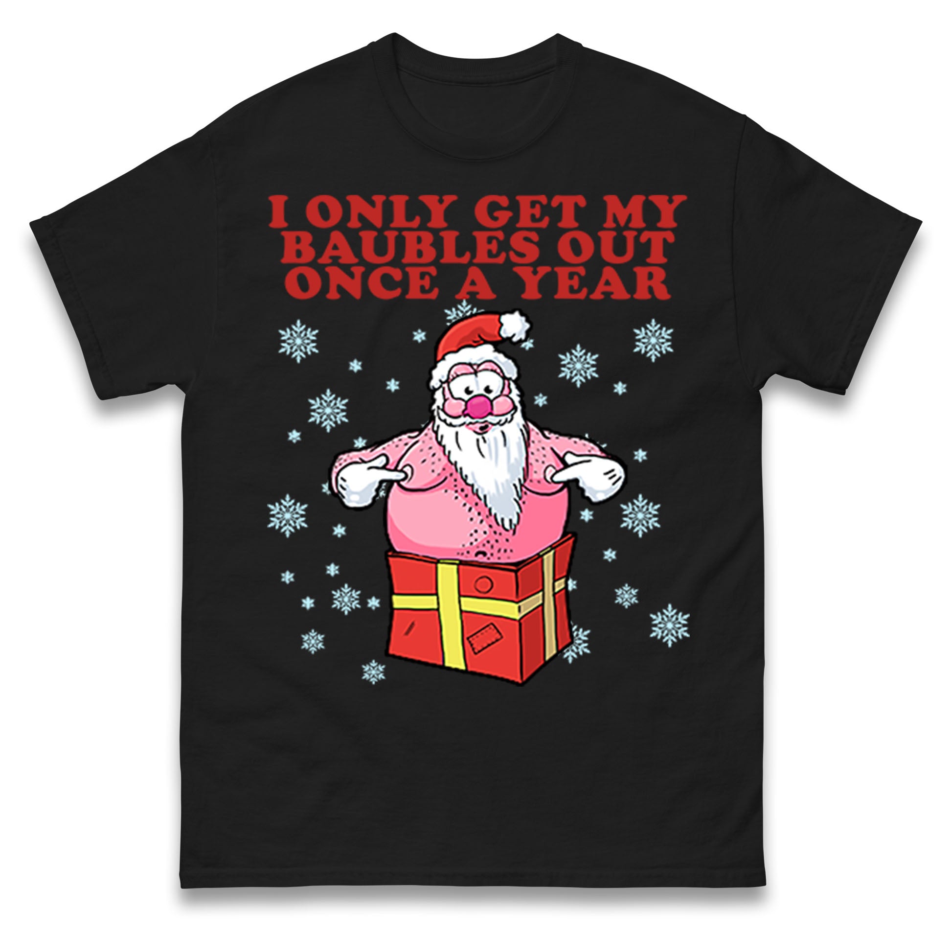 Fat Santa Christmas Funny Mens T Shirt Womens Tops Tees 3XL