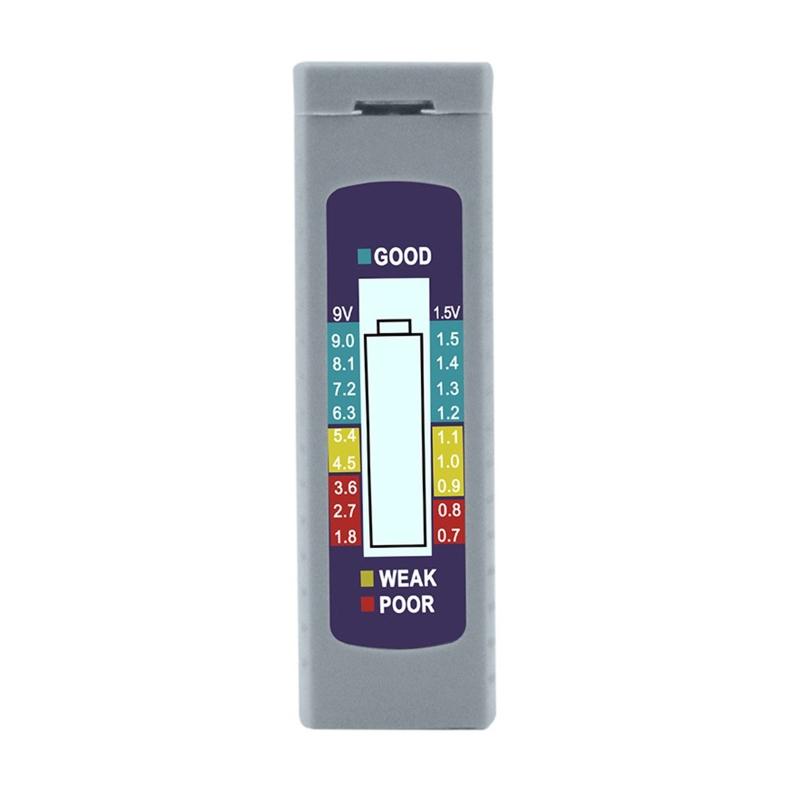 Universal Battery Tester with LCD Display Multipurpose Digital Battery Capacity Level Detector for AAA AA Button Cell 1