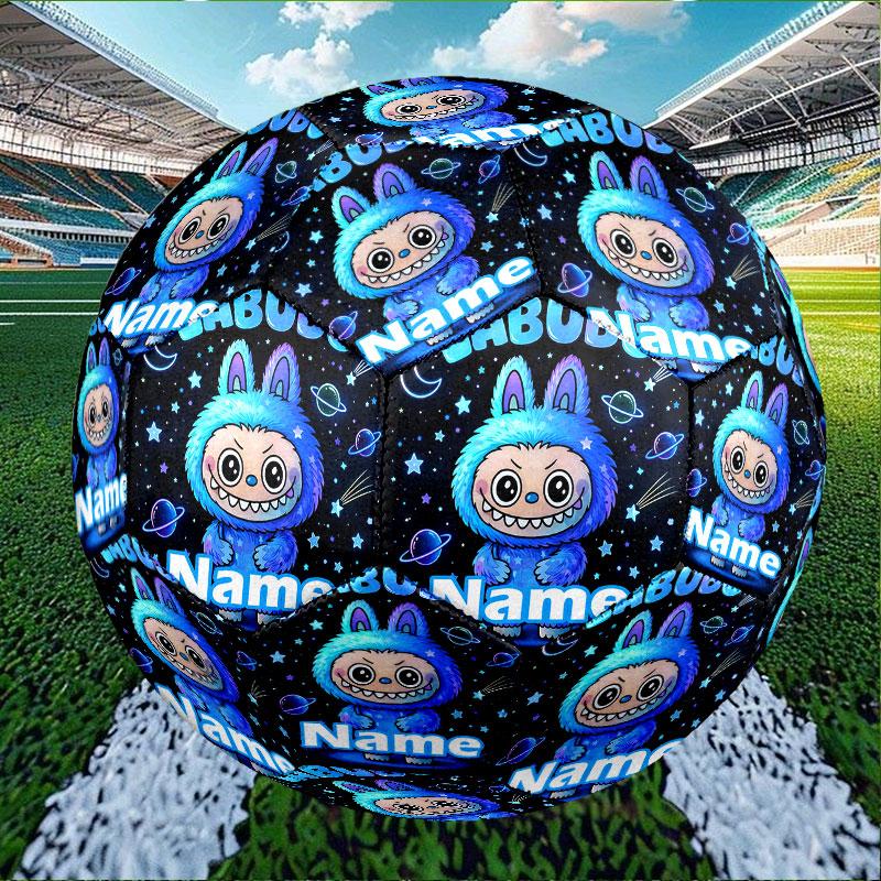 Custom Name Personalized Labubu Print Size 5 Soccer Ball Training & Match Football, for Team, Kicking, Gift for Football Enthusiasts