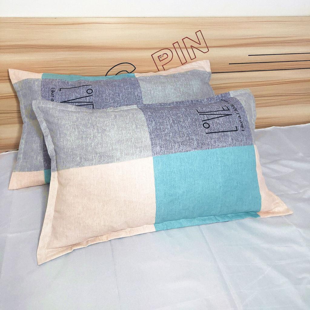 48X74Cm Printed Pillow Case Bed Pillowcases Standard Pillow Cover for Bedding Bedroom (No Filler)