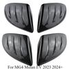 2Pcs/pair Rearview Mirror Trim Covers Fit for MG4 Mulan EV 2024+ Carbon Fiber Car Side Mirror Decorative Sticker