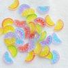 50Pcs Cute Cartoon Mini Colorful Orange Slices Nail Art Resin Designer Charms DIY Craft For Nail 3D Decorations Jewelry