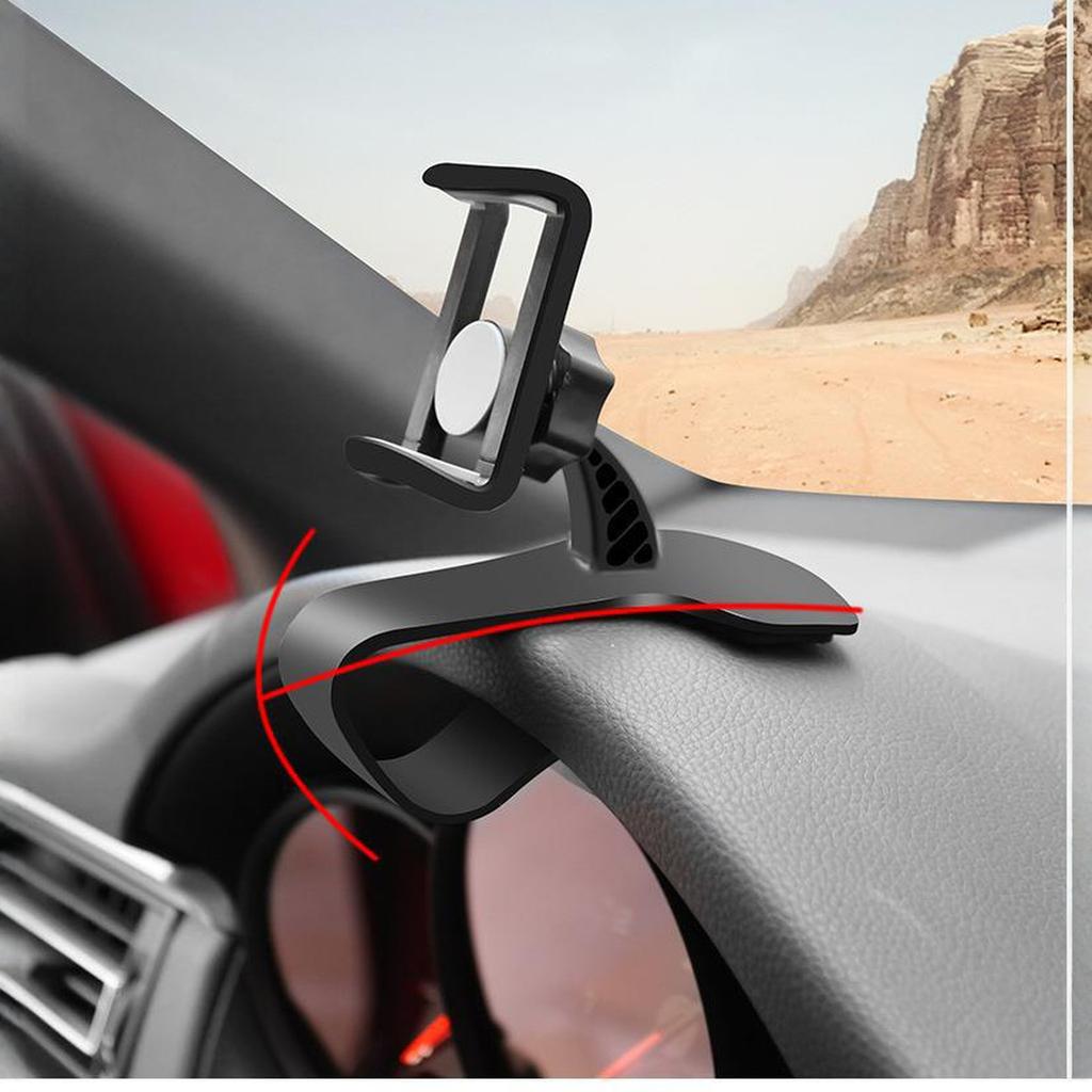 Universal Car Phone Holder, Mount Clip Dashboard, Easy Installation Non- Stand, ABS Material