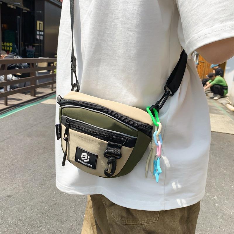 Lightweight Mobile Phone Small Satchel Women'S Trendy Brand Street Men'S Messenger Bag Fashion Sports Trendy Bag
