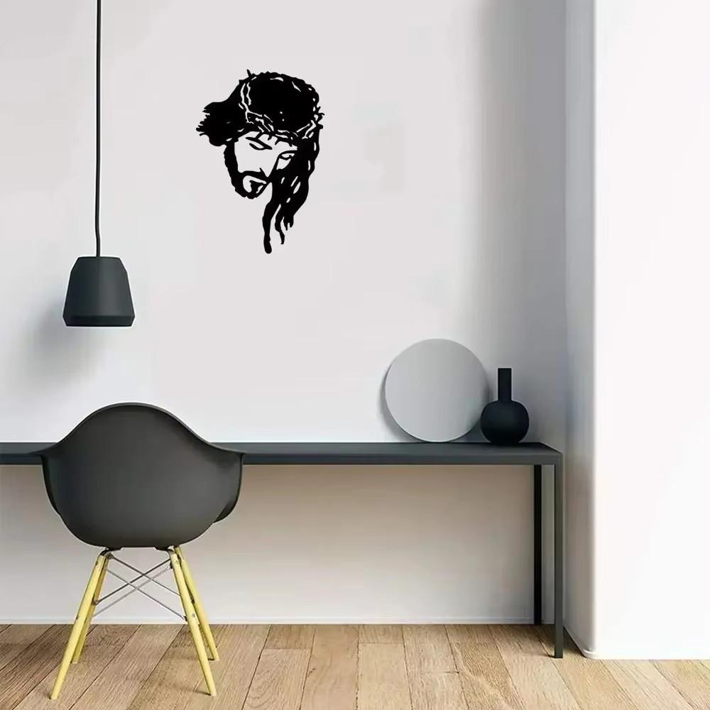 Металлическое настенное искусство «Господь Иисус Христос» – Элегантный домашний декор — фото 5