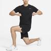 Nike Solid Color Drawstring Straight-Leg Shorts Men Bottoms Black DV9331-010