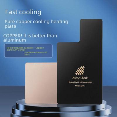 Arctic Shark Copper Heat Sink: Rapid Cooling Semiconductor Radiator for Mobile Phones